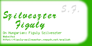 szilveszter figuly business card